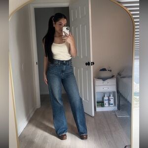 Levi's Dark Blue Wide Leg Women's Jeans